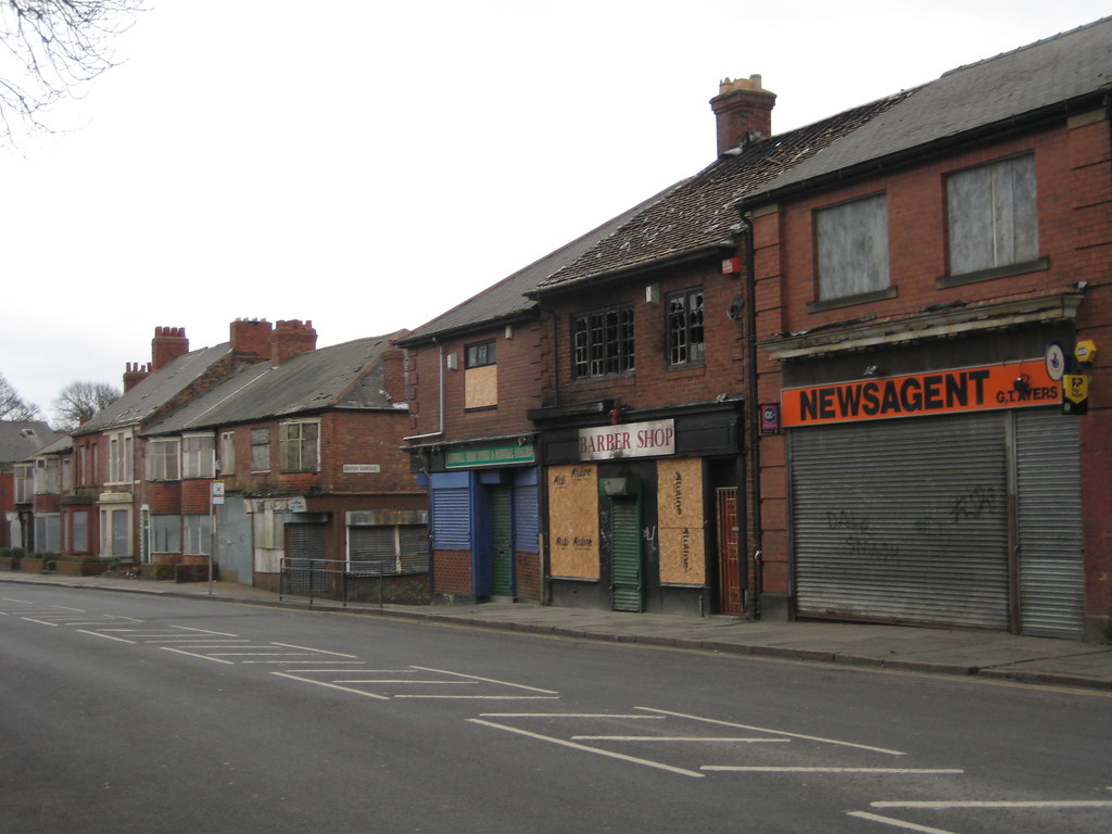 Houses awaiting demolition, Benwell Lane 1 February 2009 madraban