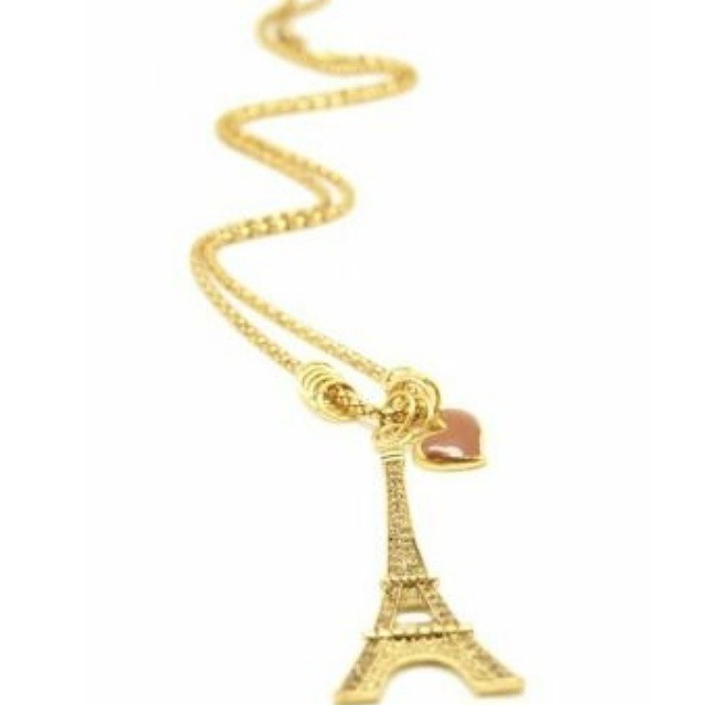 Effel Tower Crystal Paris Long Necklace dpavilionboutique… Flickr