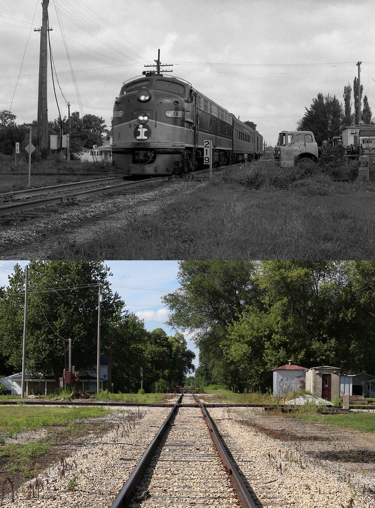 Illinois Central 4035 Sheldon, Illinois Before and after … Flickr
