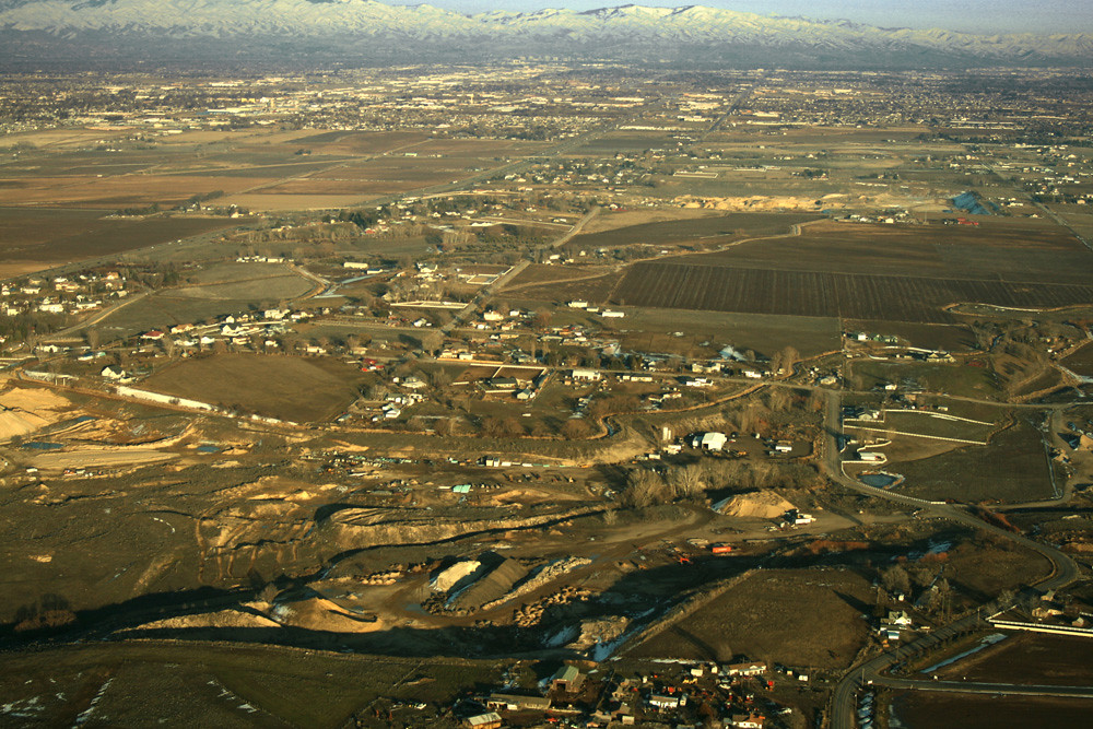 Treasure Valley Looking down on southern Idaho.... This is… Flickr