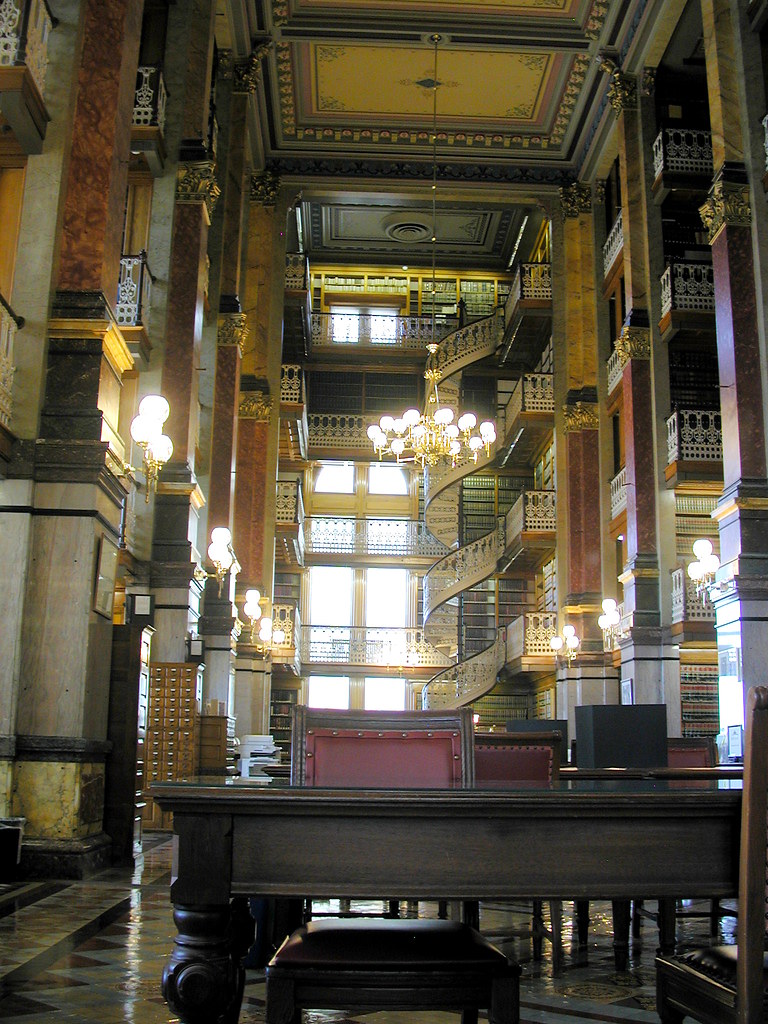 The law library in the Iowa state capitol building Flickr