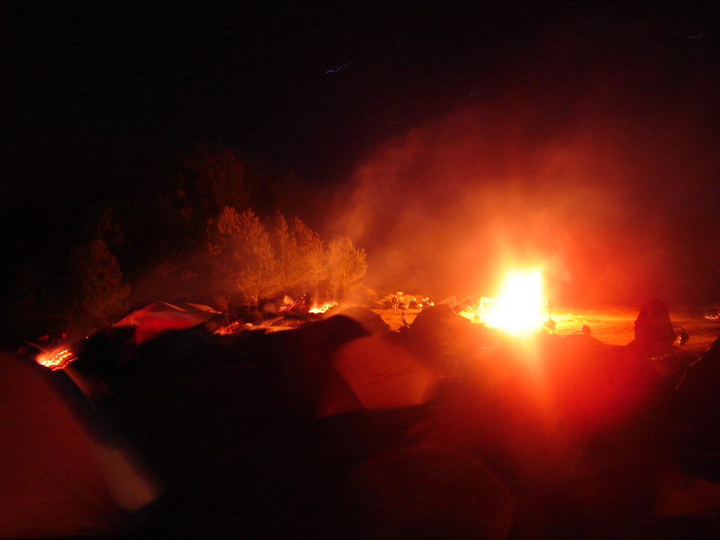 Gas canister explosion I was trying to get a time exposure… Flickr