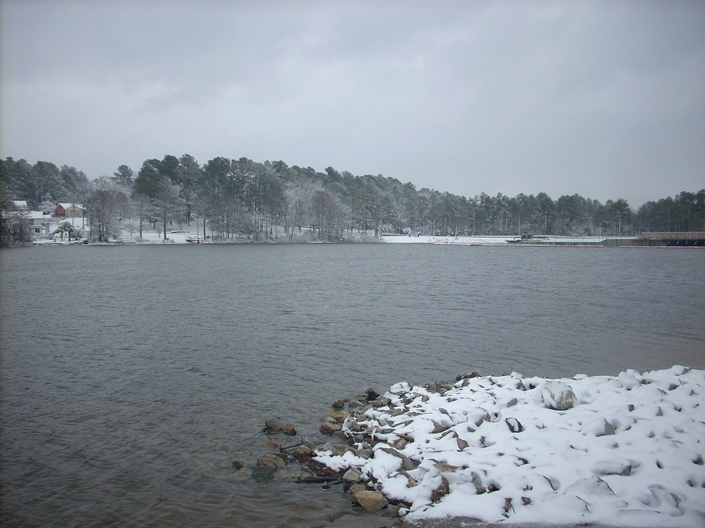 Snowy Hope Mills Lake Brower Hill The newly restored Hope … Flickr