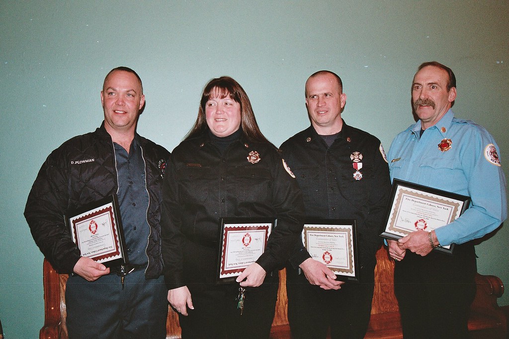 COHOES FIREFIGHTERS HONORED Firefighters Dean Plouman, Kel… Flickr