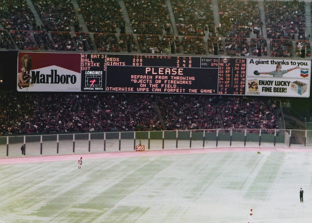 Candlestick Park Another rowdy night at the'Stick late '70… Eric