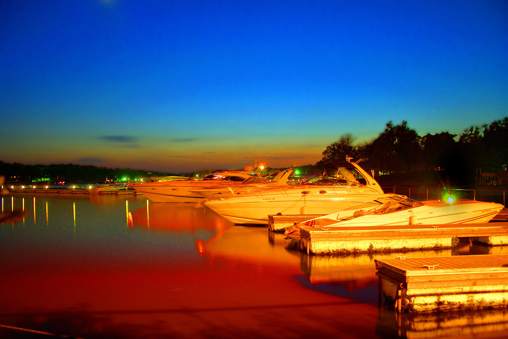 Grand Lake Boats HDR images of boats on Grand Lake, Oklaho… Flickr