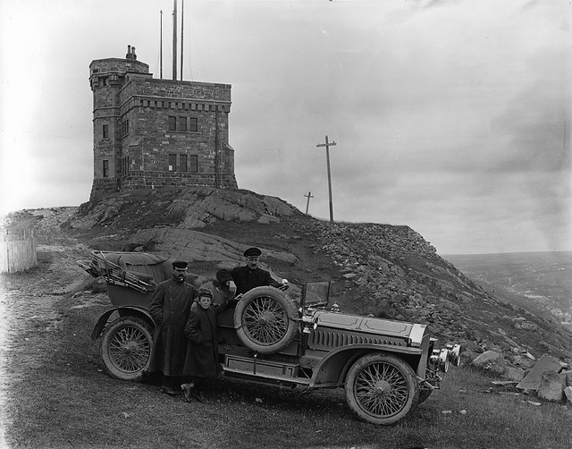 H.D. Reid's automobile at Cabot Tower, Signal Hill, St. Jo… Flickr