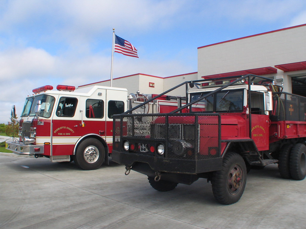 Charlotte County Fire/EMS Station 16 E16 and B7 E L Weems Flickr