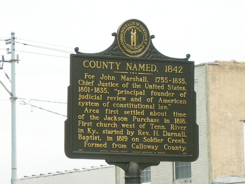 Marshall County Historic Marker Benton, Kentucky Jimmy Emerson, DVM Flickr