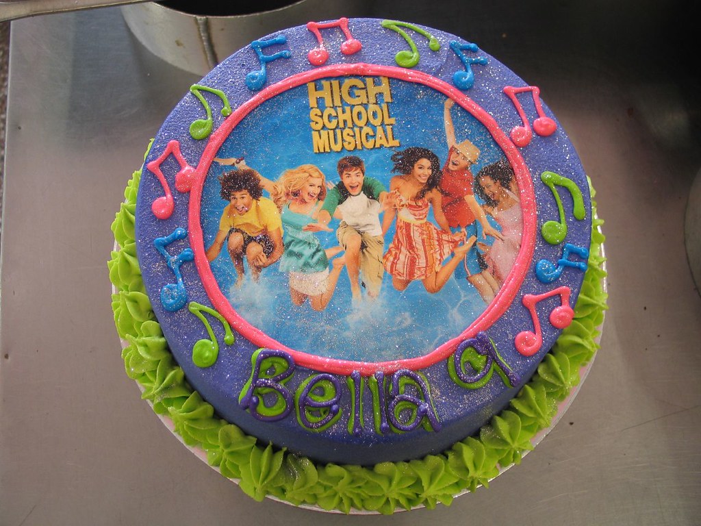 round High school musical birthday cake Charly's Bakery Flickr