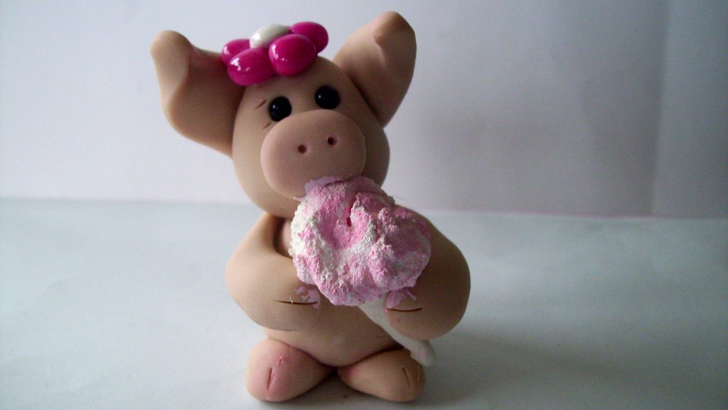 Cotton Candy Piggy One of ny newest Piggy creations..born … Laura Flickr
