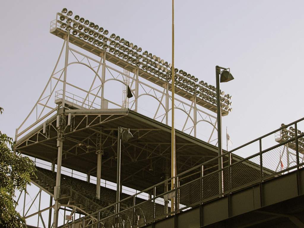 Wrigley Field Lights Eric Wallace Flickr