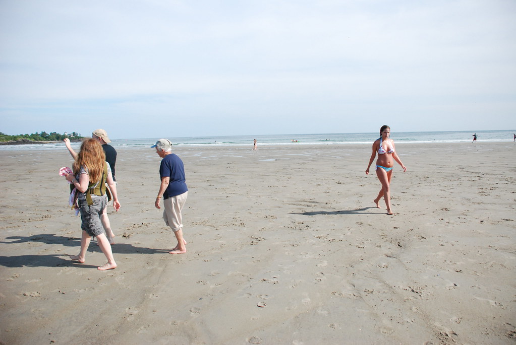Higgins Beach Taking a walk at low tide. Joe Shlabotnik Flickr