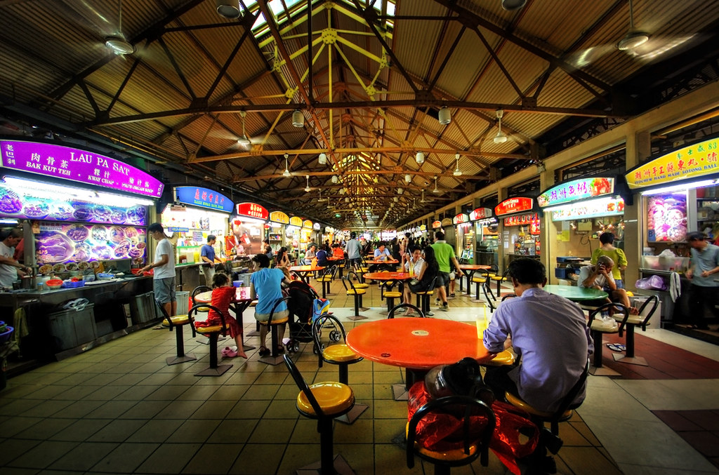 Maxwell Food Centre One of the oldest and famous food cent… Flickr
