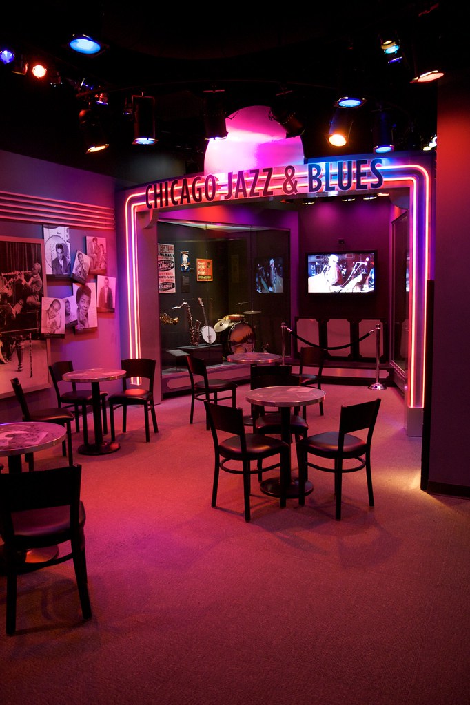 Chicago Jazz & Blues In Chicago History Museum. Marcin
