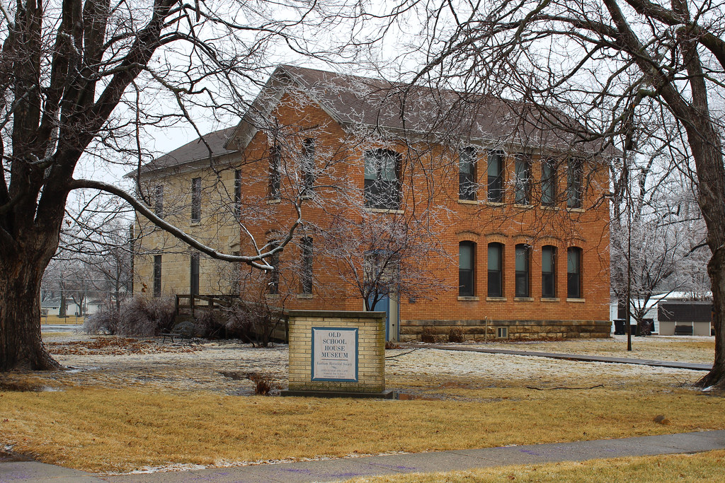 Public School (Former) Earlham, IA Now the home of the O… Flickr