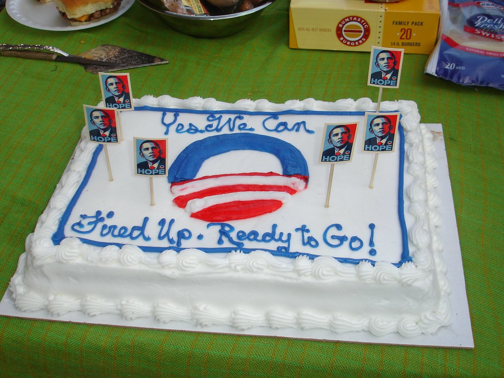 obama_cake Custom Obama Cake taken at a Central New Jersey… Flickr