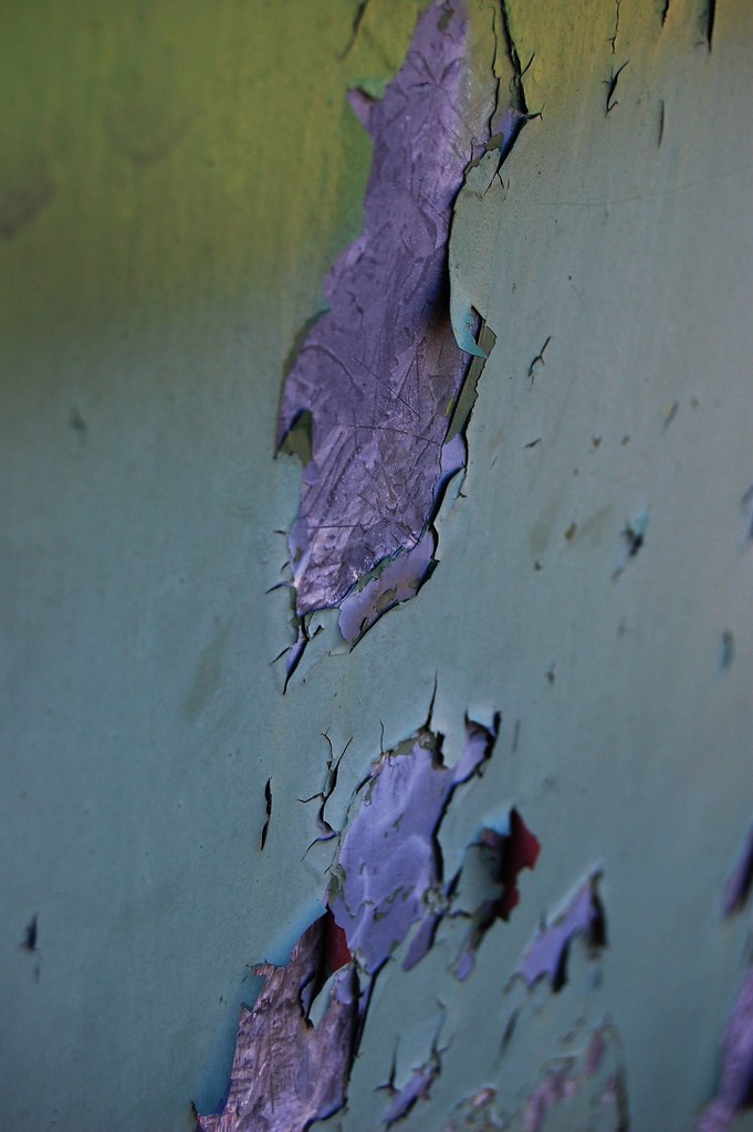 Aged Paint chipping off. Hailey Flickr
