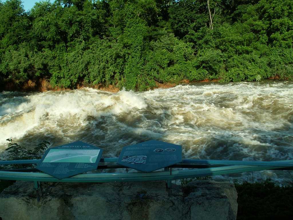 Coralville Dam flooding Water flows over the spillway at C… Flickr