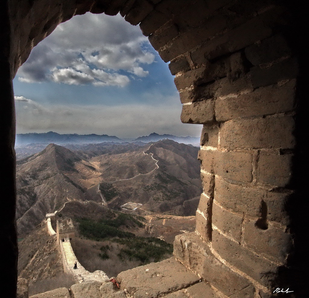 Framed Wall Explore The Great Wall in SiMaTai, China When … Flickr
