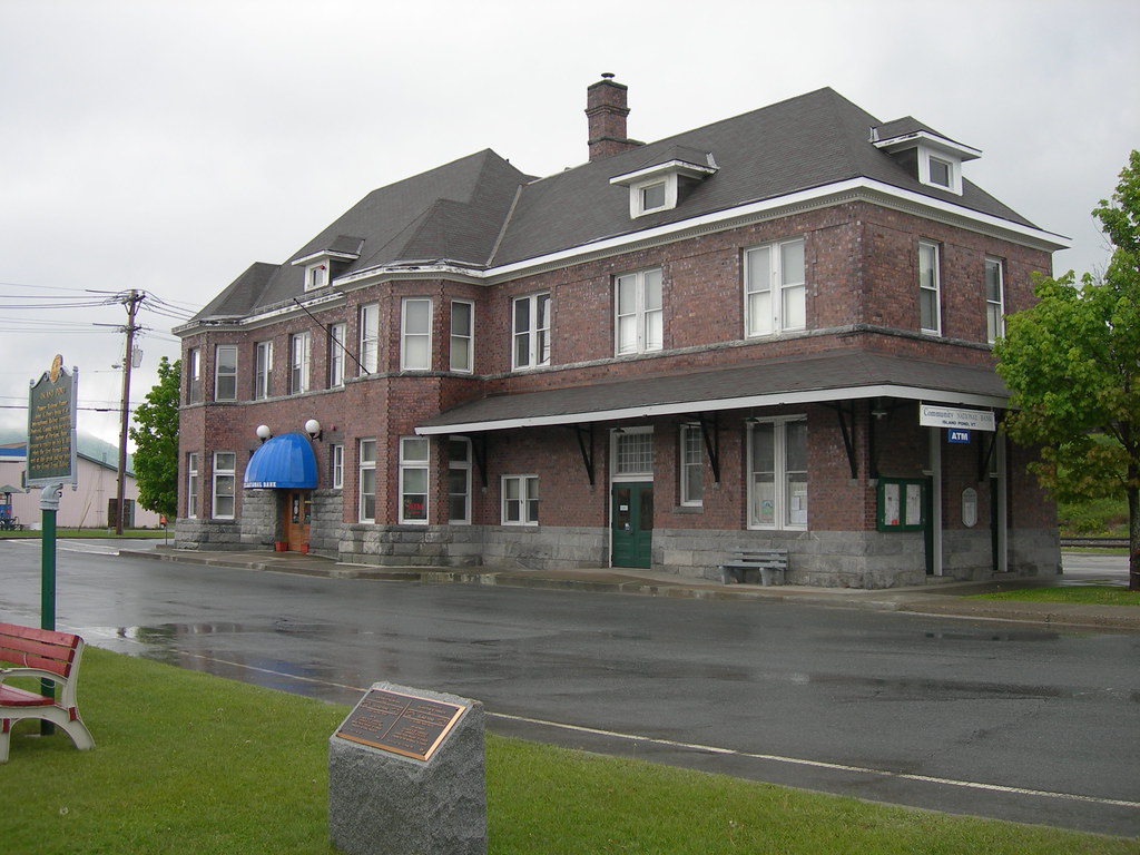 Island Pond Train Depot Island Pond, Vermont Historic mark… Flickr