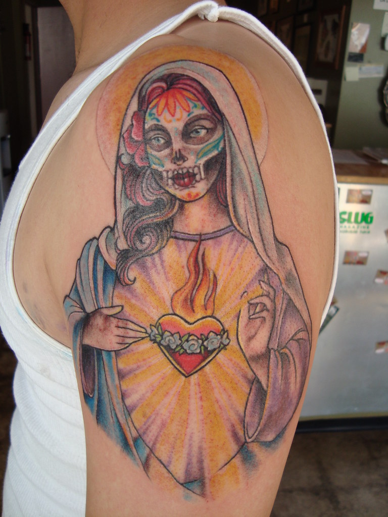 Dia de los Muertos tattoo Sarah de Azevedo Flickr