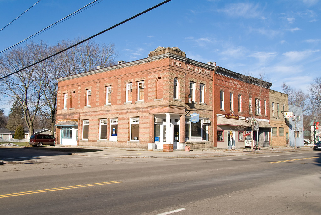 Belfast, NY Bank of Belfast building and adjacent building… Flickr