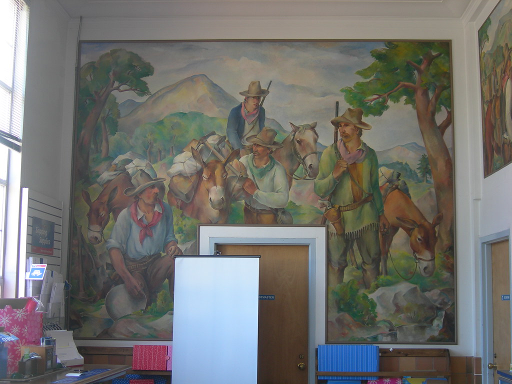 Iron Mountain Michigan Post Office Mural One of 5 New Deal… Flickr