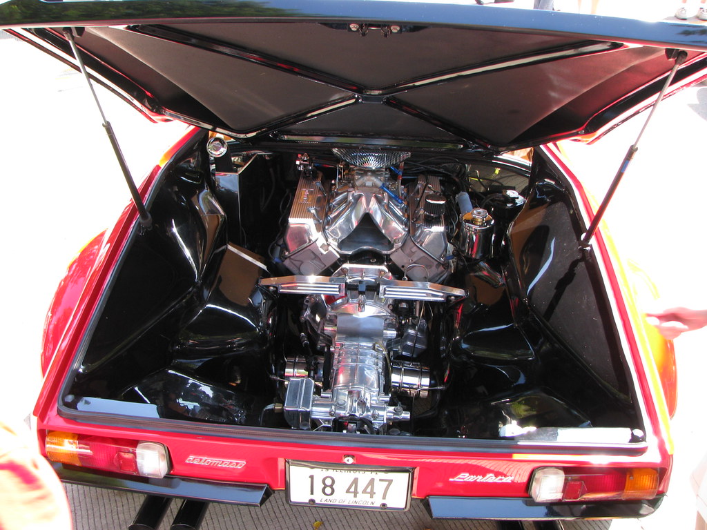 1971 De Tomaso Pantera engine compartment | geognerd | Flickr