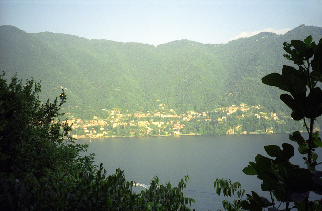 Lake Como The town across the lake from Villa D'Este. Joe