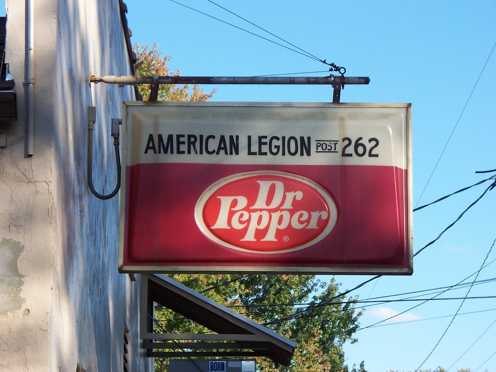 OH Hamler American Legion Post 262 Dr Pepper sign for Am… Flickr