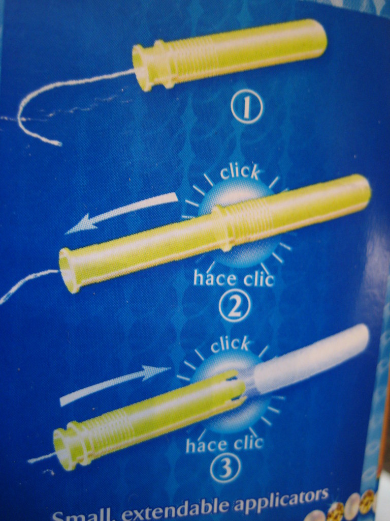 Tampax Pearl instructions a photo on Flickriver