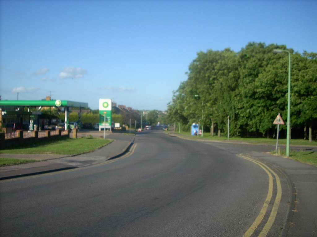 Duddery Hill The bus depot is behind the petrol station. I… Flickr