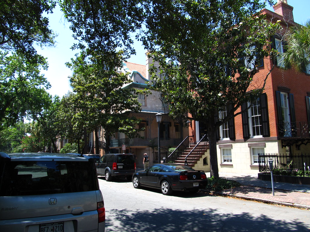 Taylor Street at Monterey Square, Savannah, Flickr