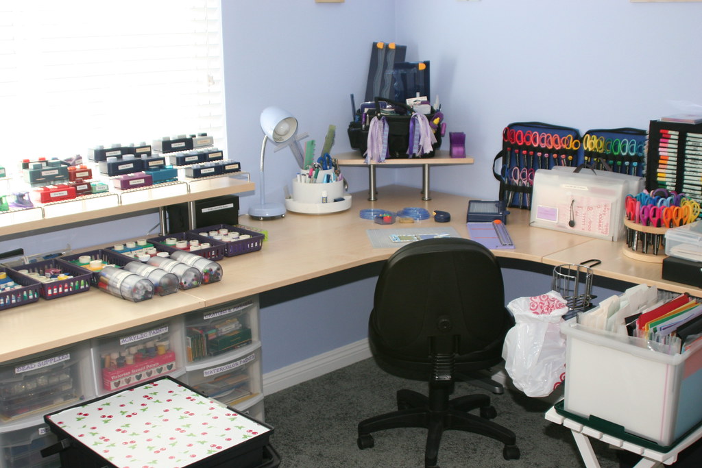 My Scrapbooking/Crafting Desk (Got into Flickr Explore Jun… Flickr
