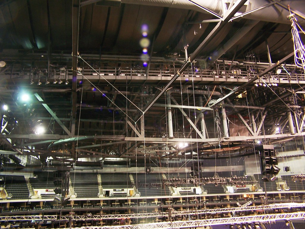 Staples Center backofhouse tour Staples Center. Roof Str… Flickr