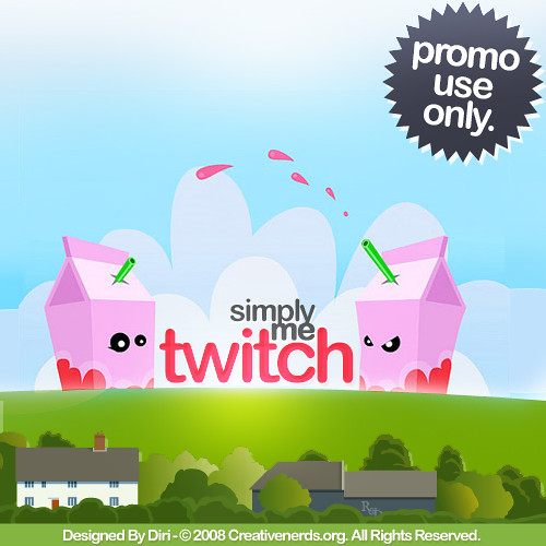 Twitch Simply Me Promo Cover A very bright and vibrant c… Flickr
