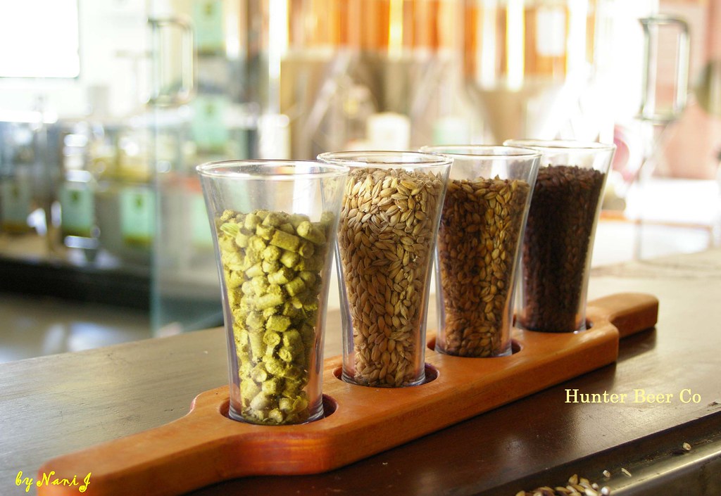 Beer ingredients Taken at Hunter Beer Co Potters Hotel &… Flickr