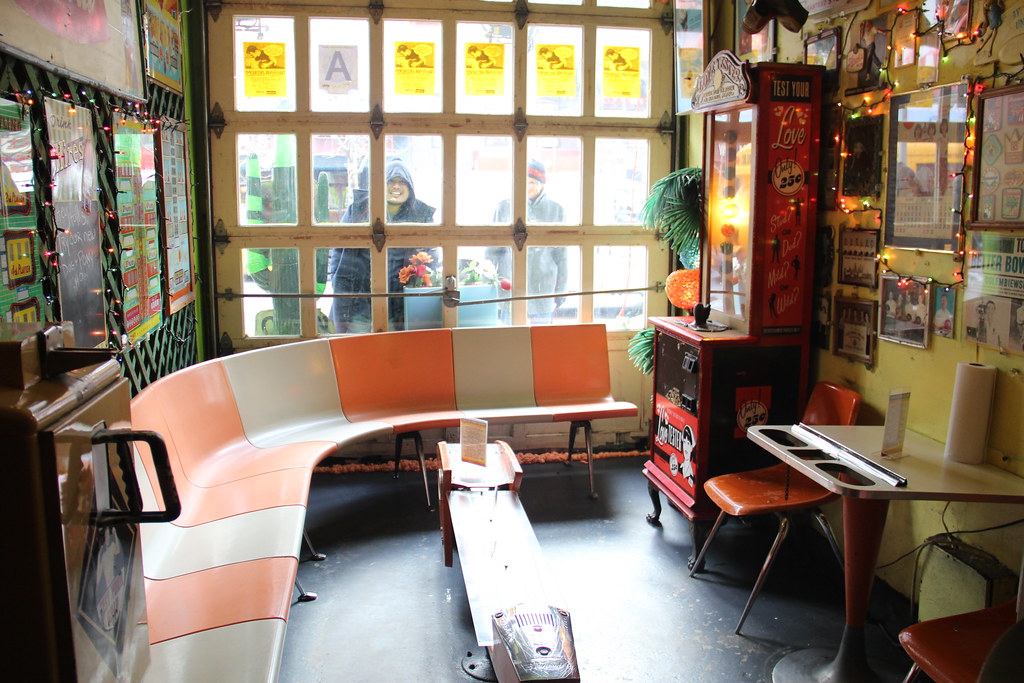 Front seating area Trailer Park Lounge, New York City, Jan… Flickr