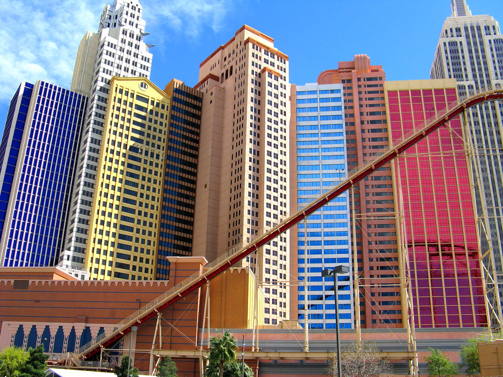 Colorful buildings in Las Vegas. a photo on Flickriver