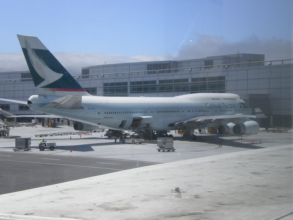 Cathay Pacific 747 at SFO © Ethan Tam Ethan T. Flickr
