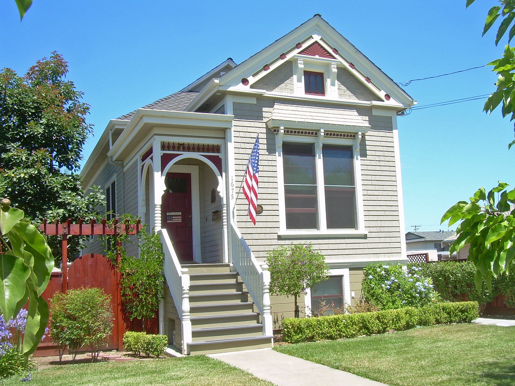 Victorian House Santa Clara, California. Retouched. David Sawyer