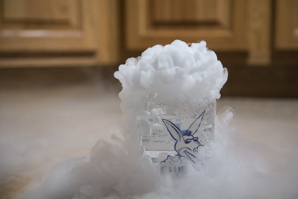 Dry Ice 9455 Playing with the last of the dry ice. Peter Kemmer