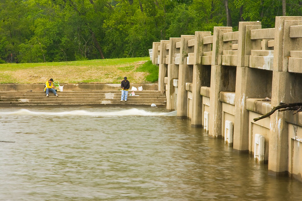 Fishing at Willow Road Dam Skokie Lagoons Cook County, Ill… Flickr