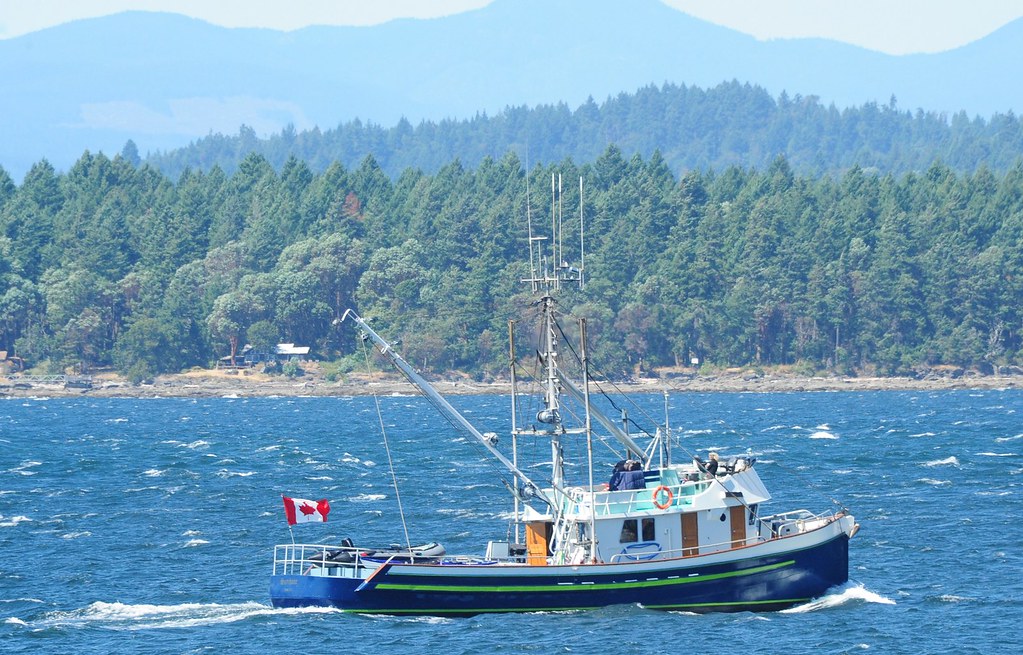 Converted fishing boat Channel Galiano Island, … Flickr