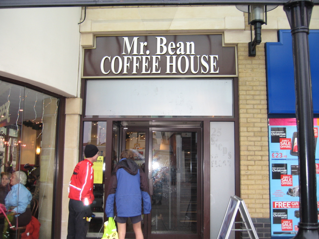 Mr. Bean Coffee House Mr Bean... as in the coffee bean, or… Flickr
