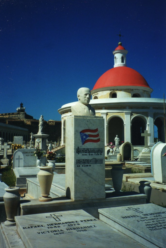 Rafael Hernández Monument Old San Juan cemetery. Monument … Flickr