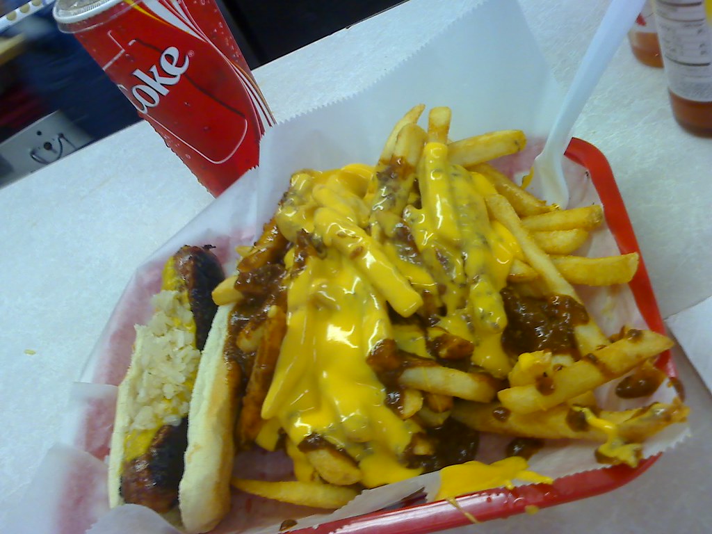Ben's Chili Bowl Halfsmoke and chili cheese fries xirabien Flickr