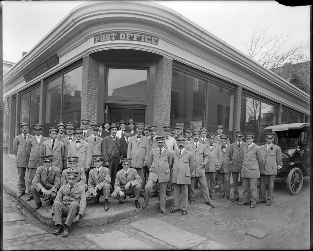 Workers at the Jamaica Plain Post Office, 71 Green Street,… Flickr