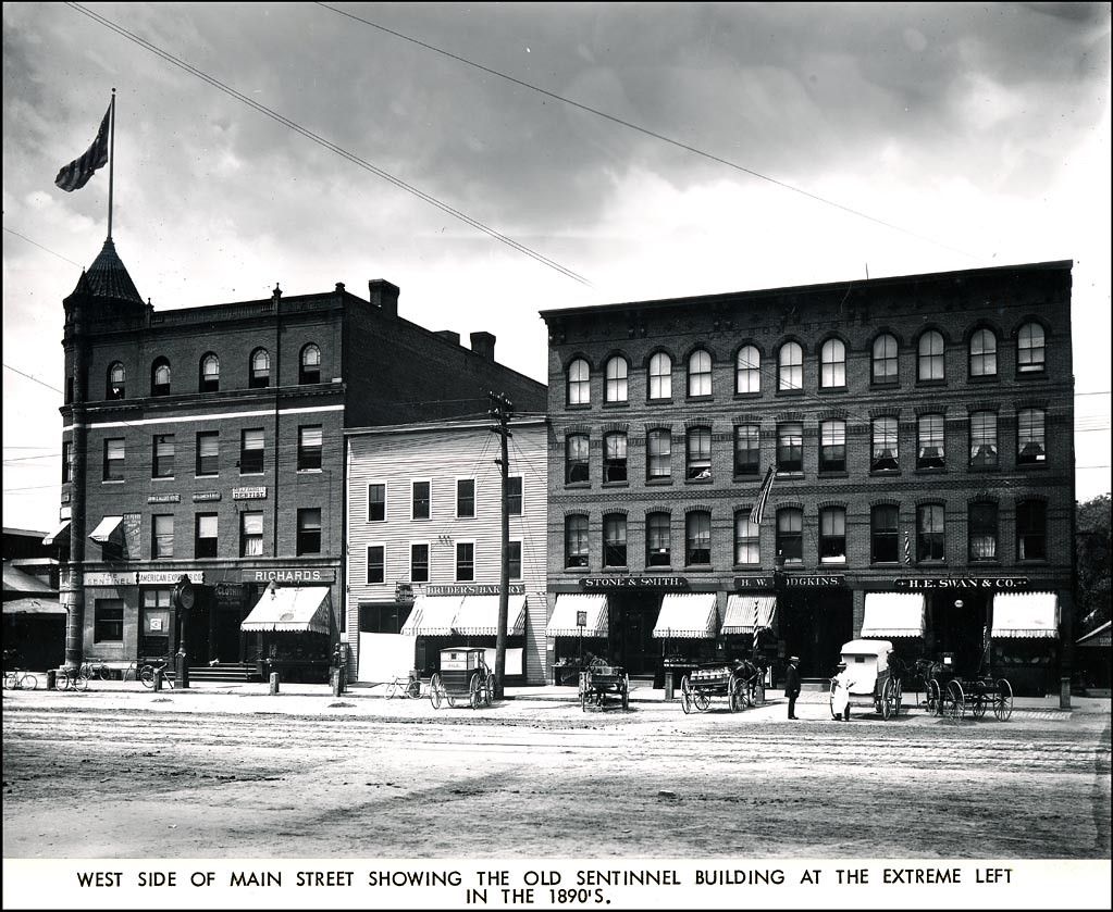 Main Street, West Side, Keene NH in the 1890s TITLE Main S… Flickr